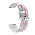 For Samsung Galaxy Watch4 20mm Transparent Printed TPU Silicone Watch Band(7)