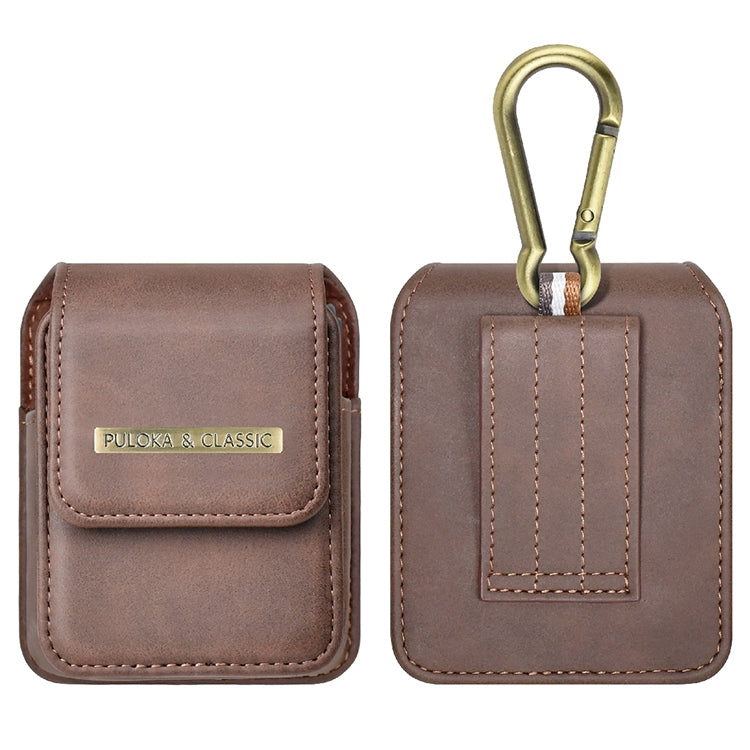 Outdoor Mountaineering Phone Hanging Pocket for Samsung Galaxy Z Filp3 5G(Brown) - Galaxy Phone Cases by PMC TechLife | Online Shopping South Africa | PMC TechLife | Buy Now Pay Later Mobicred