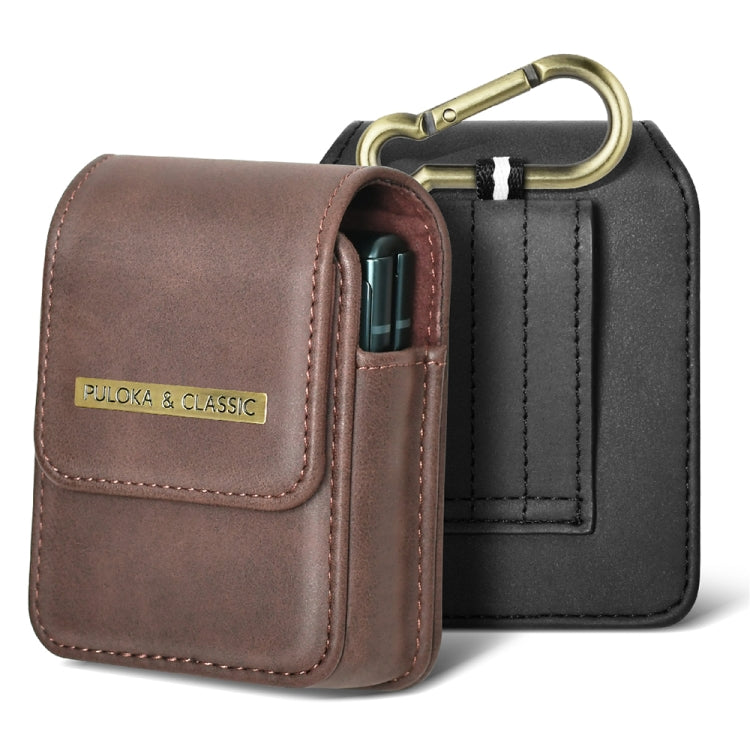 Outdoor Mountaineering Phone Hanging Pocket for Samsung Galaxy Z Filp3 5G(Brown) - Galaxy Phone Cases by PMC TechLife | Online Shopping South Africa | PMC TechLife | Buy Now Pay Later Mobicred