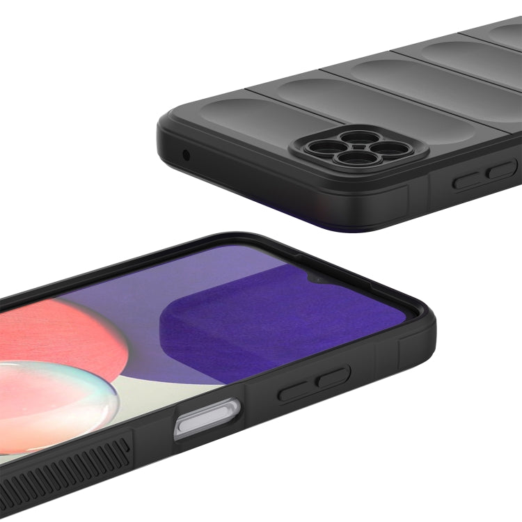 For Samsung Galaxy A22 5G Magic Shield TPU + Flannel Phone Case(Dark Blue) - free shipping - PMC TechLife - Order now!