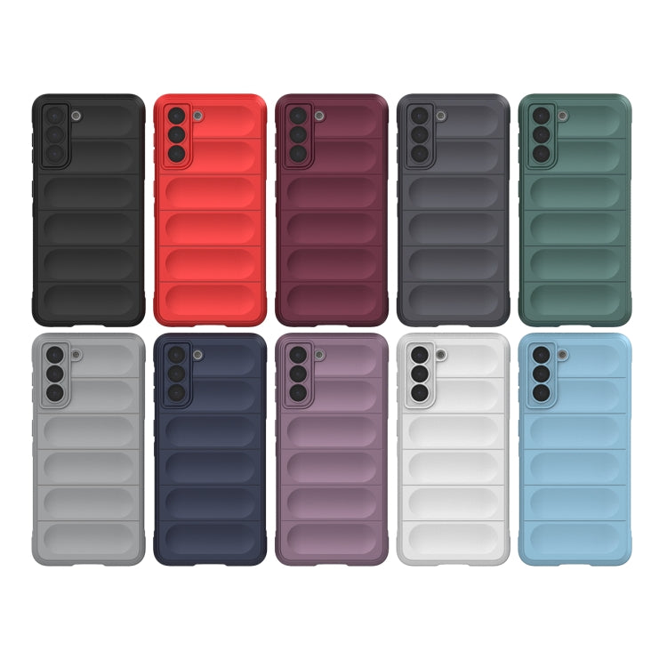 For Samsung Galaxy S21 5G Magic Shield TPU + Flannel Phone Case(Dark Green) - free shipping - PMC TechLife - Order now!