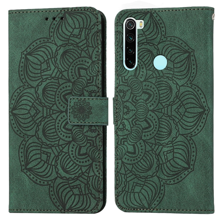 For Xiaomi Redmi Note 8 Mandala Embossed Flip Leather Phone Case(Green) - free shipping - PMC TechLife - Order now!
