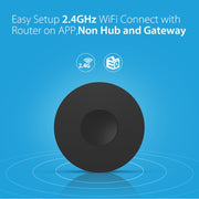 NEO NAS-IR02W WiFi IR Remotc Control Support Amazon Alexa / Google Home(Black)