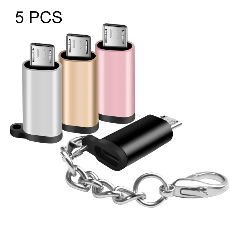 5 PCS USB-C / Type-C Female to Micro USB Male Connector Adapter Random Delivery - free shipping - PMC TechLife - Order now!