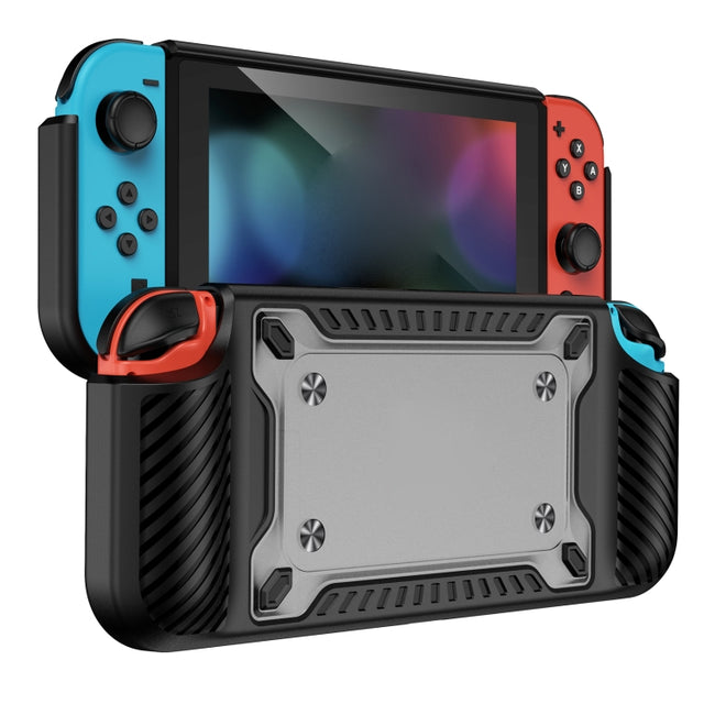 Game Handle Gamepad TPU+PC Protective Case for Switch OLED(Black) - Cases by PMC TechLife | Online Shopping South Africa | PMC TechLife