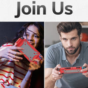 Game Handle Gamepad TPU+PC Protective Case for Switch OLED(Red)