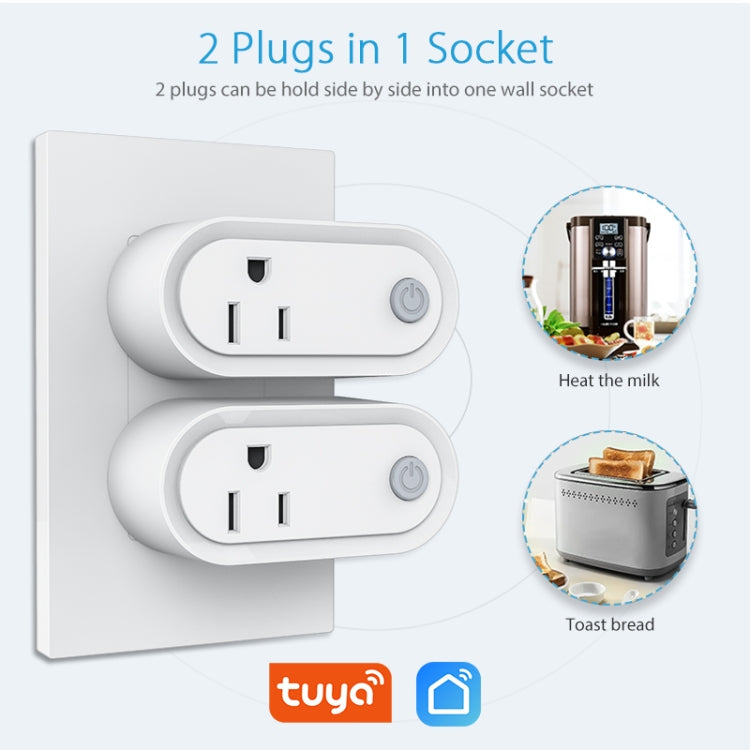 NEO NAS-WR12W 15A 2.4G WiFi US Smart Power Plug - Smart Socket by NEO | Online Shopping South Africa | PMC Jewellery | Buy Now Pay Later Mobicred
