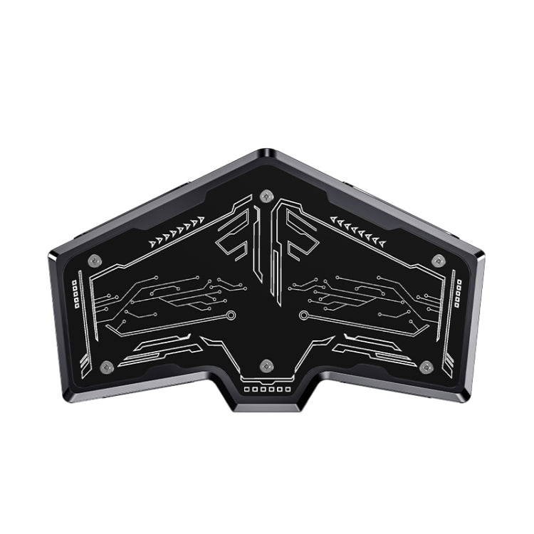 K8A Twin Turbo Semiconductor Magnetic Tablet Computer Radiator(Gun Color) - Cooling Fan Radiator by PMC TechLife | Online Shopping South Africa | PMC TechLife