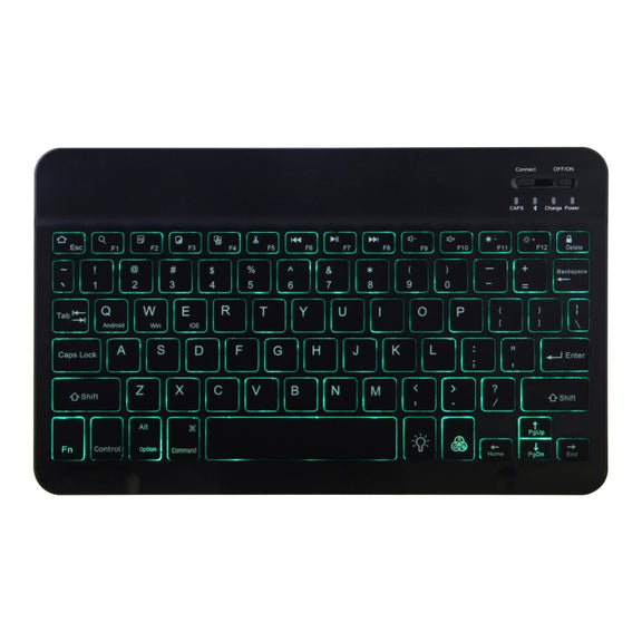 For Lenovo Tab M10 HD Gen 2 Backlight Bluetooth Keyboard Leather Tablet Case(Black)