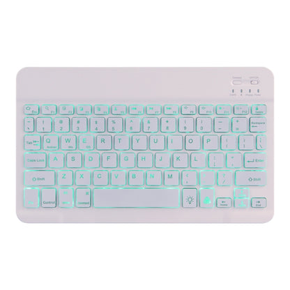 For Lenovo Tab M10 HD Gen 2 Backlight Bluetooth Keyboard Leather Tablet Case(Rose Gold) - Lenovo Keyboard by PMC Jewellery | Online Shopping South Africa | PMC Jewellery | Buy Now Pay Later Mobicred
