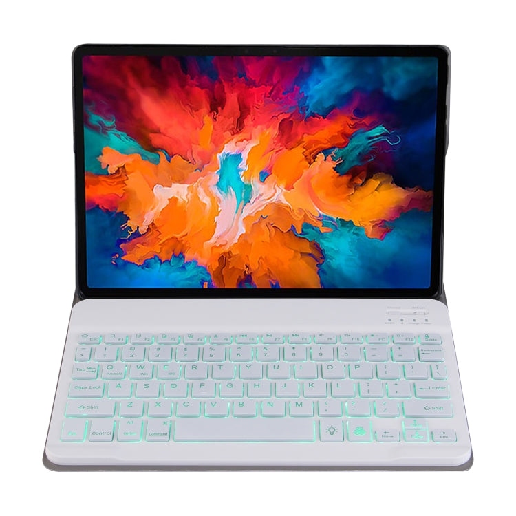 For Lenovo Tab M10 HD Gen 2 Backlight Bluetooth Keyboard Leather Tablet Case(Rose Gold) - Lenovo Keyboard by PMC Jewellery | Online Shopping South Africa | PMC Jewellery | Buy Now Pay Later Mobicred