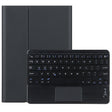 For Lenovo Tab M10 HD Gen 2 Touchpad Bluetooth Keyboard Leather Tablet Case(Black) - Lenovo Keyboard by PMC TechLife | Online Shopping South Africa | PMC TechLife