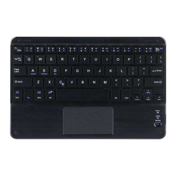 For Lenovo Tab M10 HD Gen 2 Touchpad Bluetooth Keyboard Leather Tablet Case(Black)