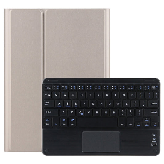 For Lenovo Tab M10 HD Gen 2 Touchpad Bluetooth Keyboard Leather Tablet Case(Gold) - free shipping - PMC Jewellery - Order now!