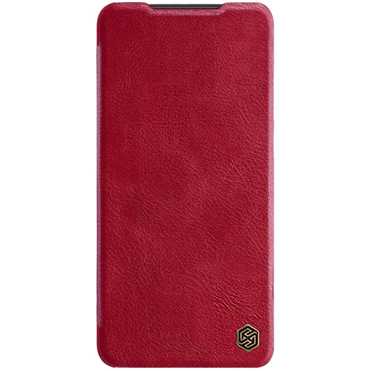 For Xiaomi Poco M4 Pro NILLKIN QIN Series Crazy Horse Texture Leather Phone Case(Red) - free shipping - PMC TechLife - Order now!