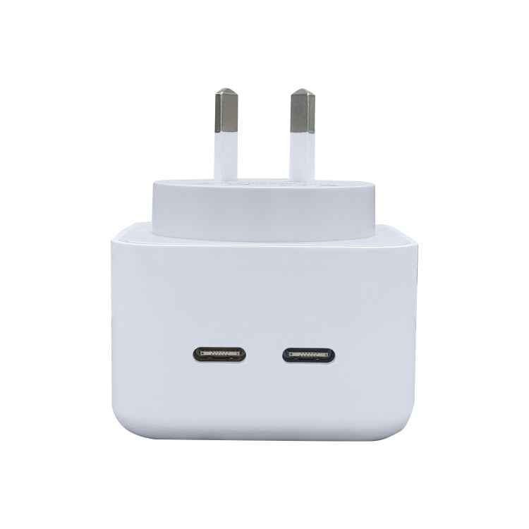 40W Dual PD USB-C / Type-C Charger for iPhone / iPad Series, AU Plug - USB Charger by PMC TechLife | Online Shopping South Africa | PMC TechLife | Buy Now Pay Later Mobicred
