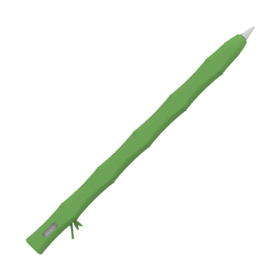 LOVE MEI Bamboo Liquid Silicone Gel Stylus Pen Protective Case For Apple Pencil 2(Light Green)