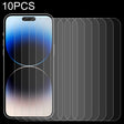 For iPhone 14 Pro Max 10pcs 0.26mm 9H 2.5D Tempered Glass Film - iPhone 14 Pro Max Tempered Glass by PMC TechLife | Online Shopping South Africa | PMC TechLife