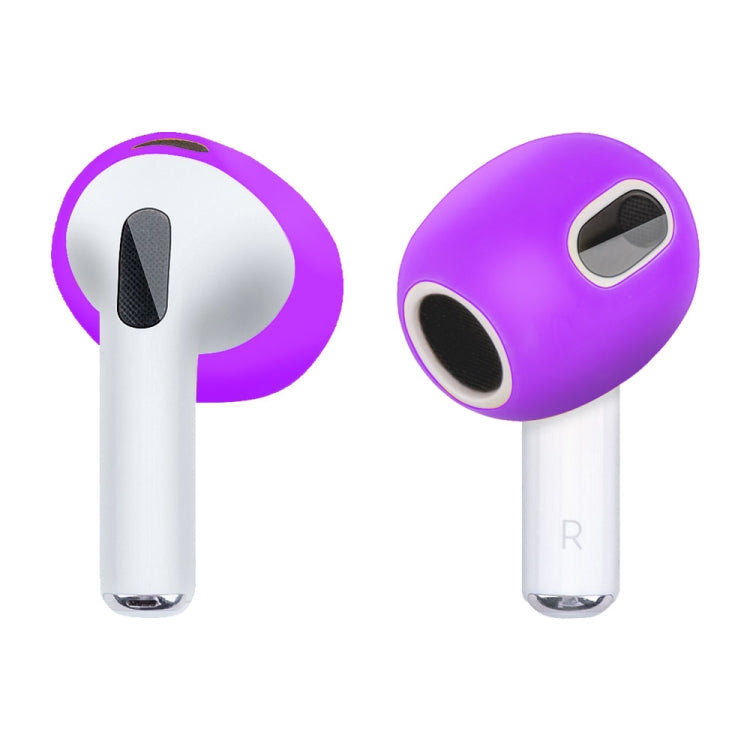 Ear Cap Silicone Protective Case for AirPods 3(Dark Purple) - Anti-dust & Ear Caps by PMC TechLife | Online Shopping South Africa | PMC TechLife