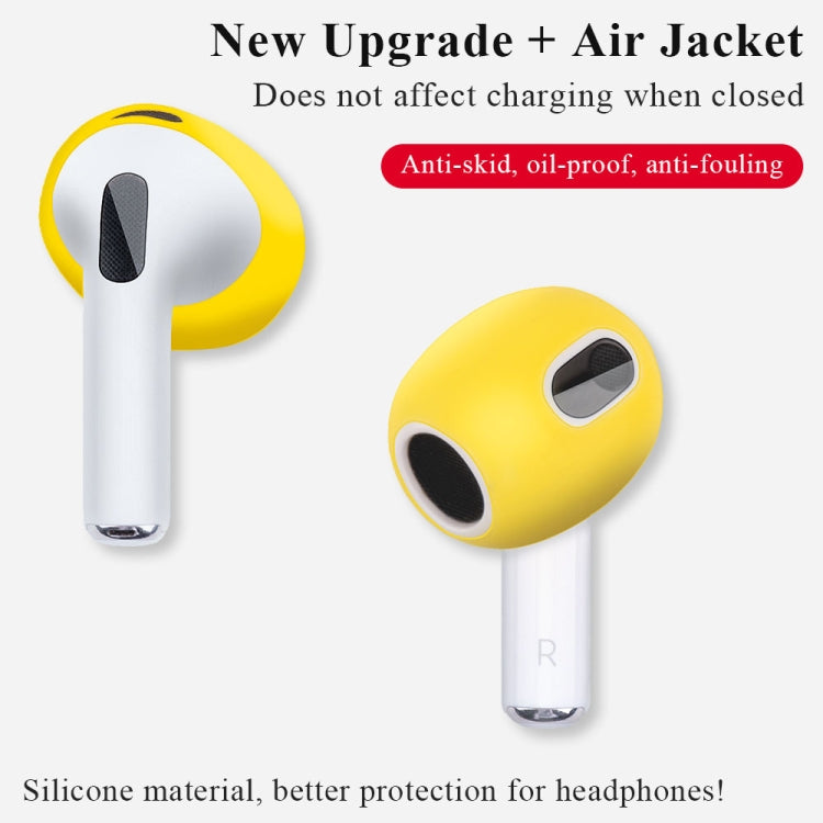 Ear Cap Silicone Protective Case for AirPods 3(Transparent White) - Anti-dust & Ear Caps by PMC TechLife | Online Shopping South Africa | PMC TechLife