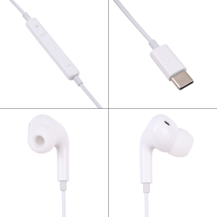 GL-PG3-6 Type-C 1.2m Wired In Ear Interface Headset with Mic