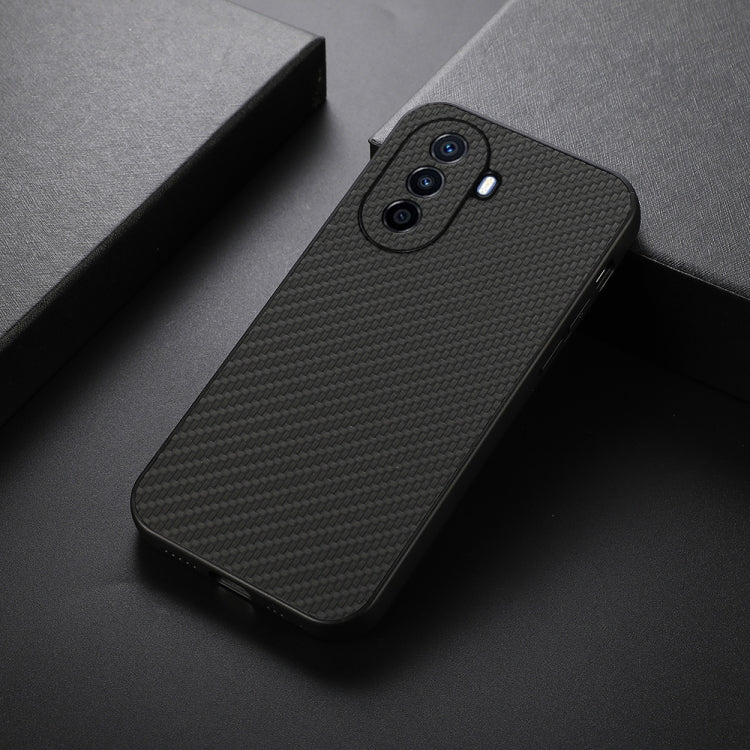 For Huawei Enjoy 50 China/nova Y70 4G Global/nova Y70 Plus Fine Hole Carbon Fiber Texture Shockproof Phone Case(Black) - free shipping - PMC TechLife - Order now!