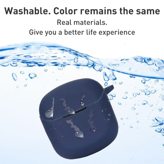 Bluetooth Earphone Silicone Protective Case For JBL Club Pro+ TWS(Black)