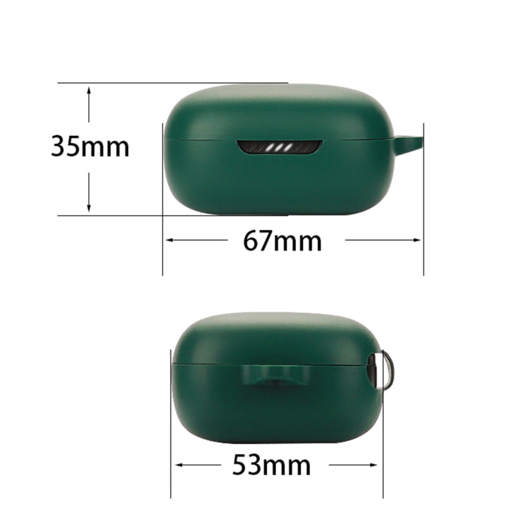 Bluetooth Earphone Silicone Protective Case For JBL Live Free 2 TWS(Black)