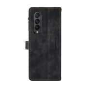 For Samsung Galaxy Z Fold3 5G CaseMe C30 Multifunctional Phone Leather Phone Case(Black)