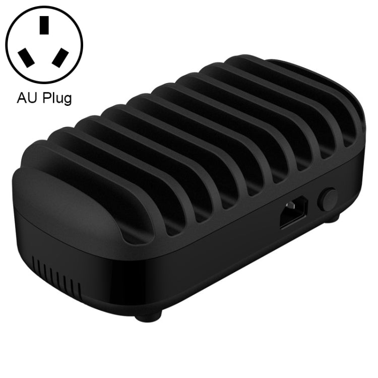 ORICO DUK-10P-DX 120W 5V 2.4A 10 Ports USB Charging Station, AU Plug(Black) - free shipping - PMC TechLife - Order now!