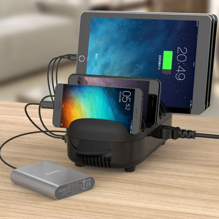 ORICO DUK-10P-DX 120W 5V 2.4A 10 Ports USB Charging Station, AU Plug(Black) - free shipping - PMC TechLife - Order now!