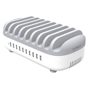 ORICO DUK-10P-DX 120W 5V 2.4A 10 Ports USB Charging Station, AU Plug(White)