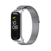 For Samsung Galaxy Fit 2 MIJOBS Milan Magnetic Stainless Steel Watch Band(Silver)