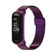 For Samsung Galaxy Fit 2 MIJOBS Milan Buckle Stainless Steel Watch Band(Purple) - Watch Bands by MIJOBS