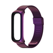 For Samsung Galaxy Fit 2 MIJOBS Milan Buckle Stainless Steel Watch Band(Purple) - Watch Bands by MIJOBS