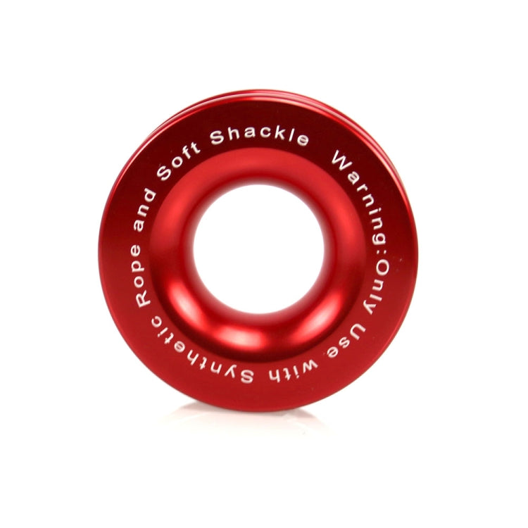 Truck Winch Snatch Recovery Ring for Soft Shackle ATV UTV Rcovery 41000 lb(Red) - free shipping - PMC TechLife - Order now!