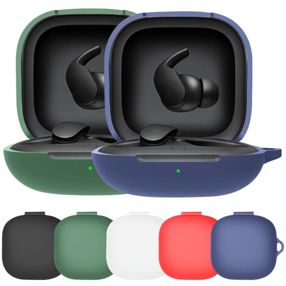 For Beats Fit Pro Wireless Earphone Silicone Protective Case(Dark Green)