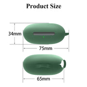 For Beats Fit Pro Wireless Earphone Silicone Protective Case(Dark Green)