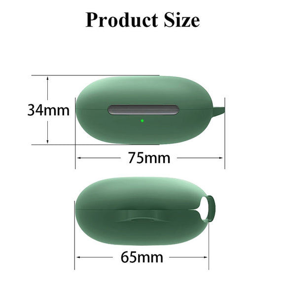 For Beats Fit Pro Wireless Earphone Silicone Protective Case(Dark Green)