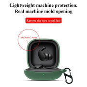 For Beats Fit Pro Wireless Earphone Silicone Protective Case(Dark Green)