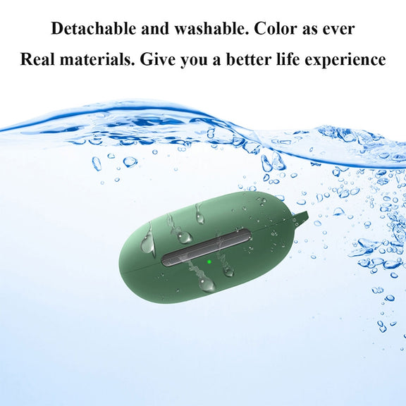 For Beats Fit Pro Wireless Earphone Silicone Protective Case(Dark Green)