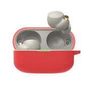 For Sony WF-1000XM4 Wireless Earphone Silicone Protective Case(Red)