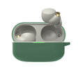 For Sony WF-1000XM4 Wireless Earphone Silicone Protective Case(Dark Green) - Sony Earphone Case by PMC TechLife | Online Shopping South Africa | PMC TechLife