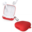 For OPPO Enco W51 Wireless Earphone Silicone Protective Case(Red) - Other Earphone Case by PMC TechLife | Online Shopping South Africa | PMC TechLife