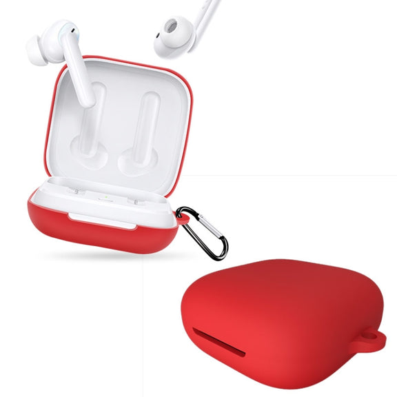 For OPPO Enco W51 Wireless Earphone Silicone Protective Case(Red)