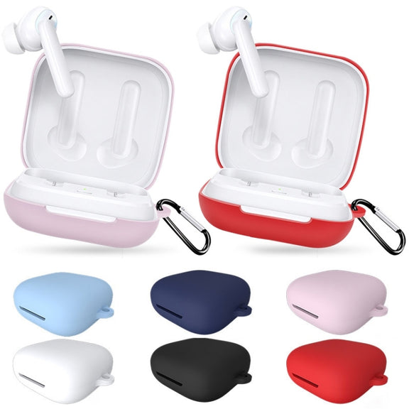 For OPPO Enco W51 Wireless Earphone Silicone Protective Case(Pink)