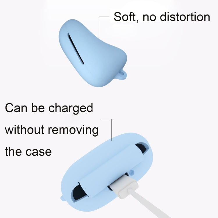 For OPPO Enco W51 Wireless Earphone Silicone Protective Case(Pink)