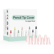 8 PCS / Set Universal Wearable Stylus Nib Cover For Apple Pencil 1 / 2(Pink)