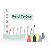 8 PCS / Set Universal Wearable Stylus Nib Cover For Apple Pencil 1 / 2(Colorful)