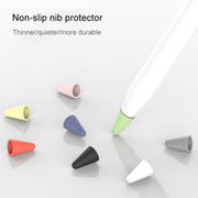 8 PCS / Set Universal Wearable Stylus Nib Cover For Apple Pencil 1 / 2(Colorful)